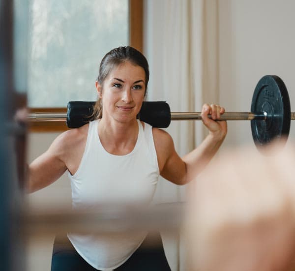 Lara Helldorff beim Training